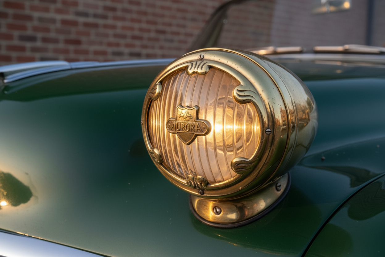 lampara para coches retro